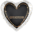 Personalisatie gefeliciteerd folieballon