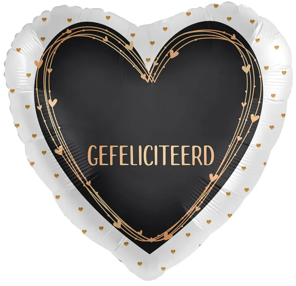 Personalisatie gefeliciteerd folieballon