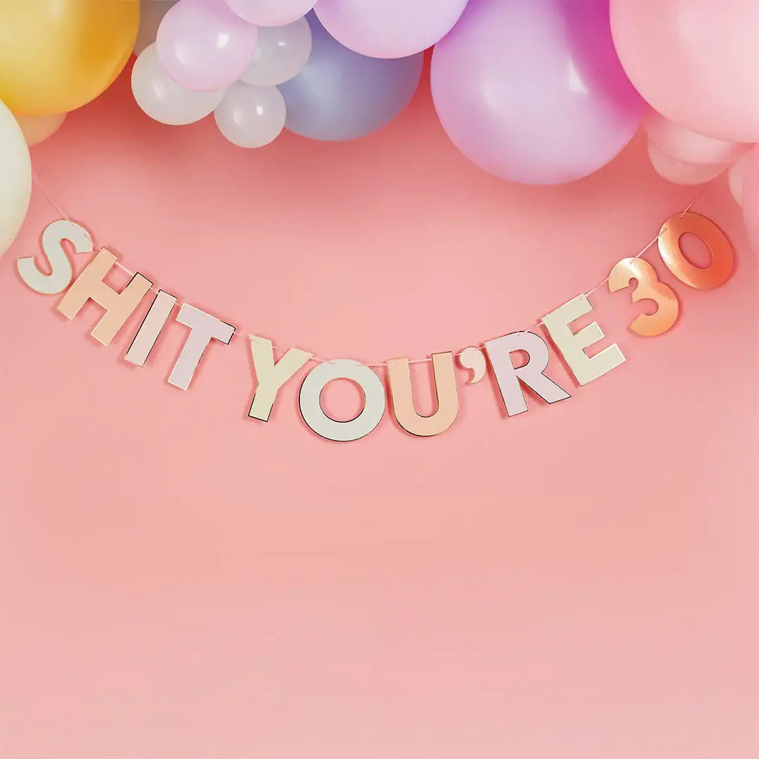 “Shit you’re old” gepersonaliseerde slinger (2 m)