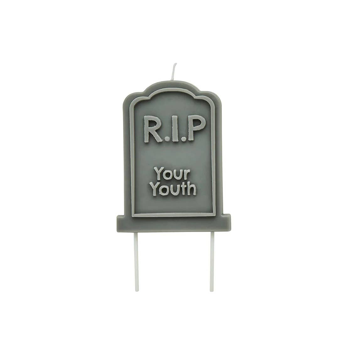 “Rip Youth” grafsteenkaars