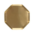 Gouden kartonnen bordjes (8st)