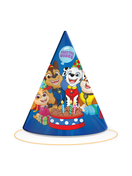 Paw Patrol feesthoedjes (6st)
