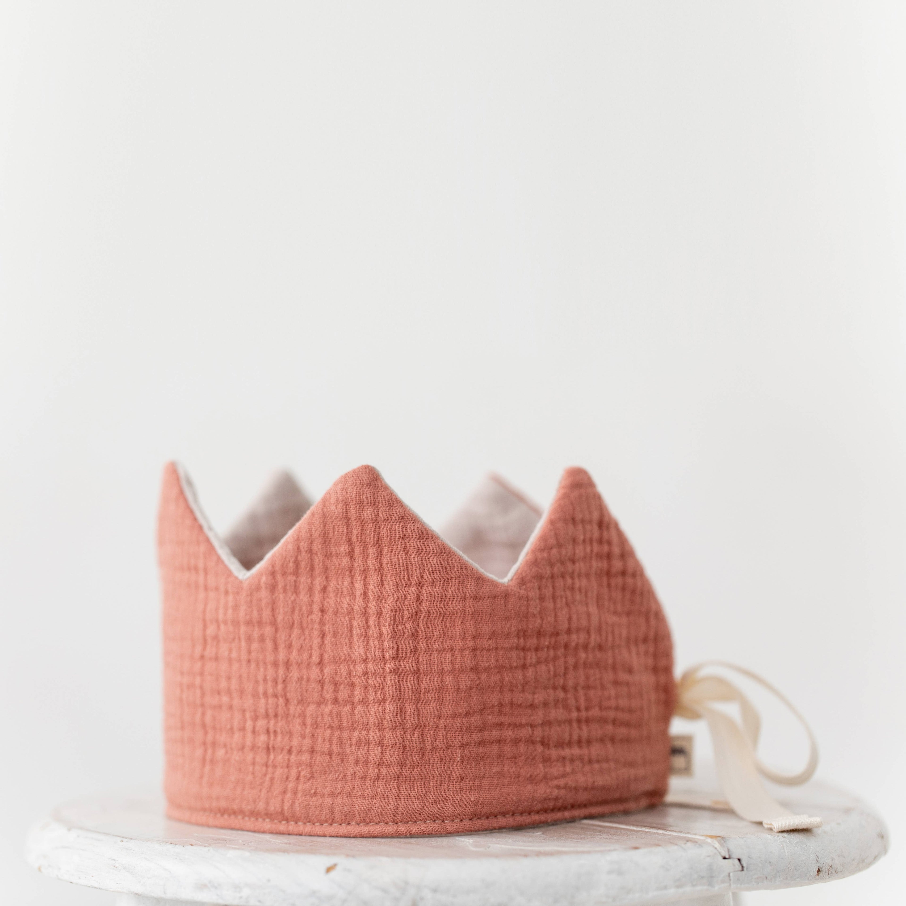 Verjaardagskroon lichtroze/zandkleur