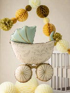 Baby wandelwagen folieballon - 74 cm