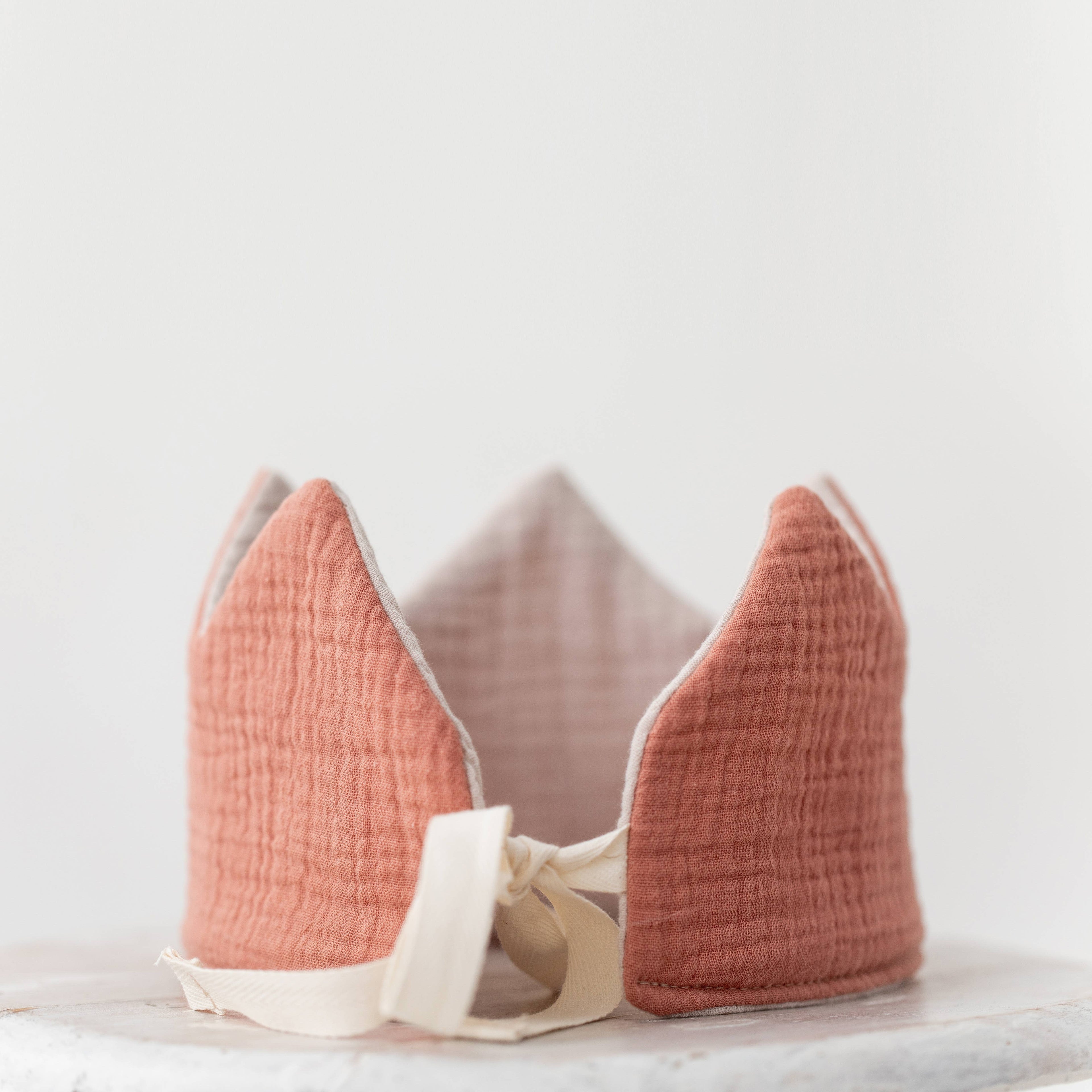 Verjaardagskroon lichtroze/zandkleur