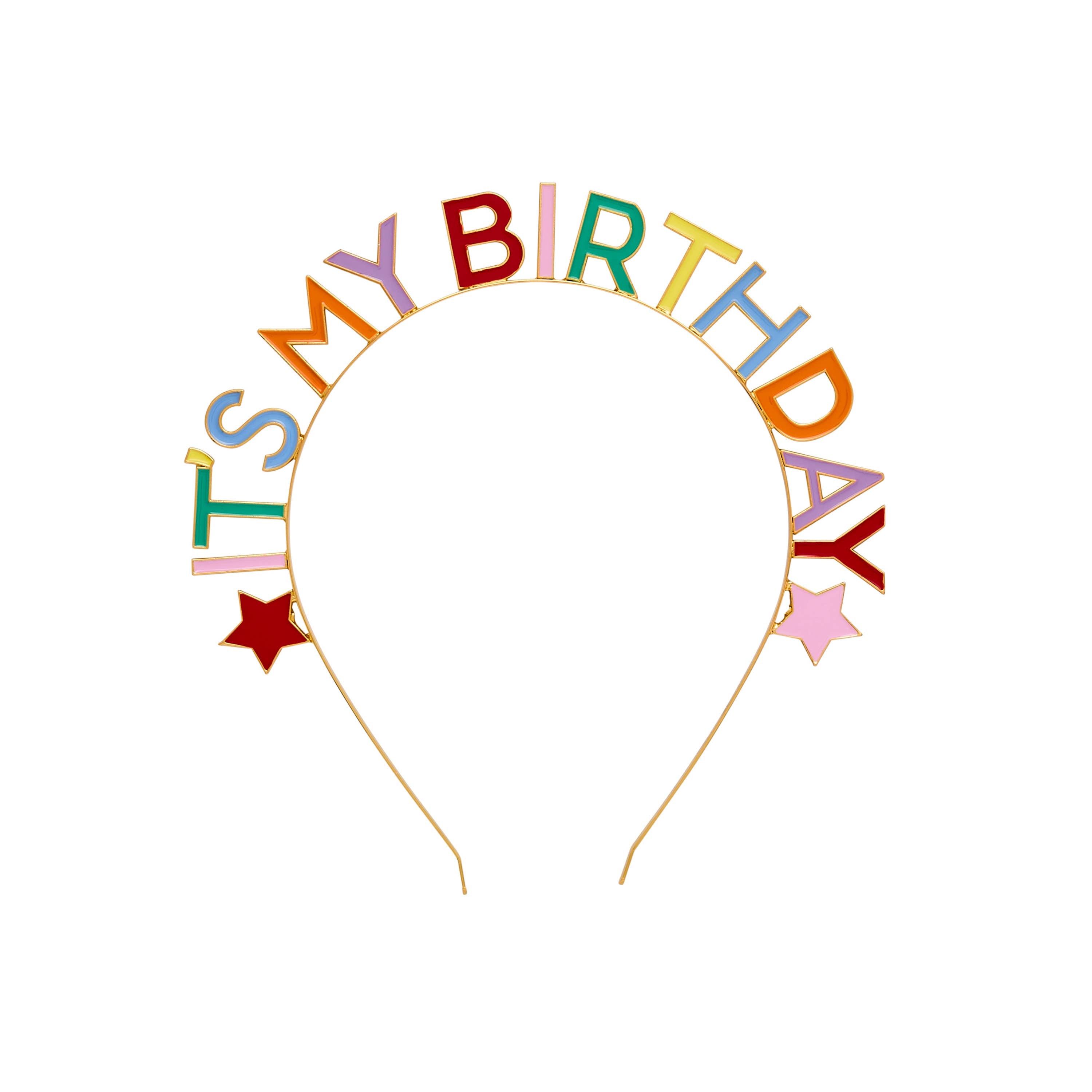 Funky metalen hoofdband “Birthday”