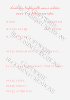 Babyshower, wensen voor je kleine wonder