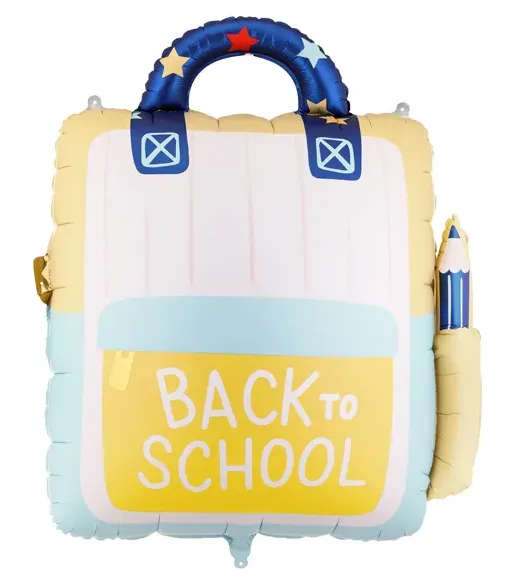 Rugzak folieballon “back to school”