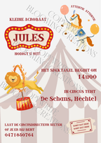 Uitnodiging template circus