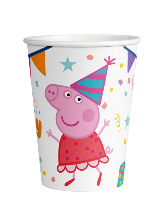 Peppa Pig bekers (8st)