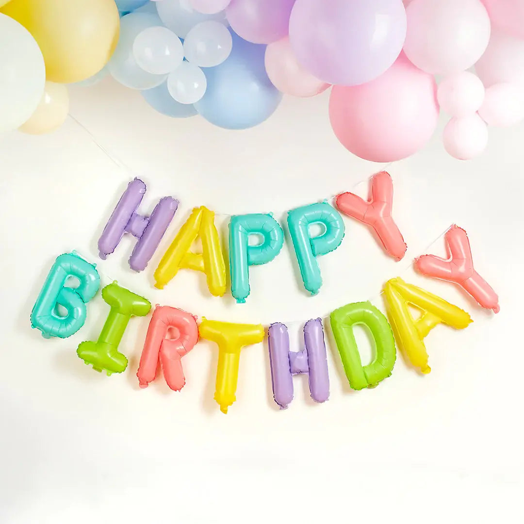 Funky 'Happy Birthday' folieslinger
