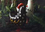 Haan follieballon (zwart)