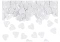 Confetti hartjes (wit)