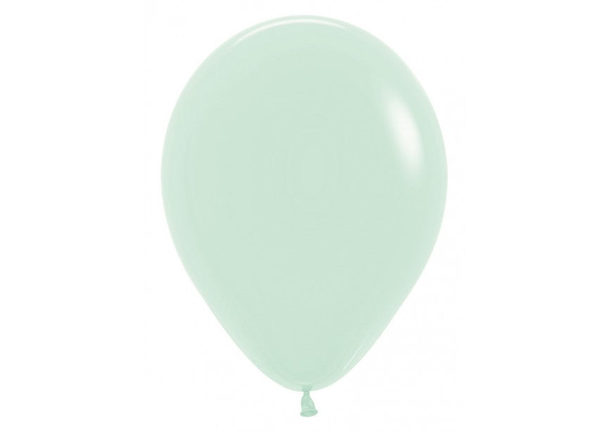 Ballon pastel groen (6st)