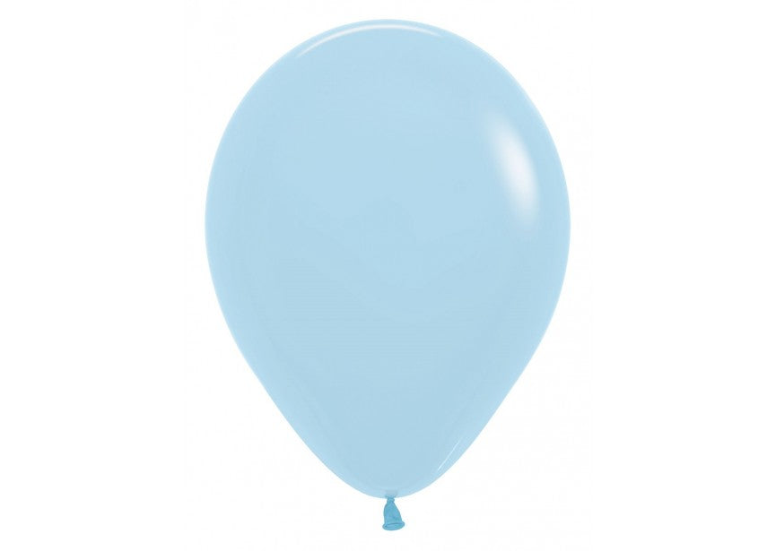 Ballon pastel blauw (6st)