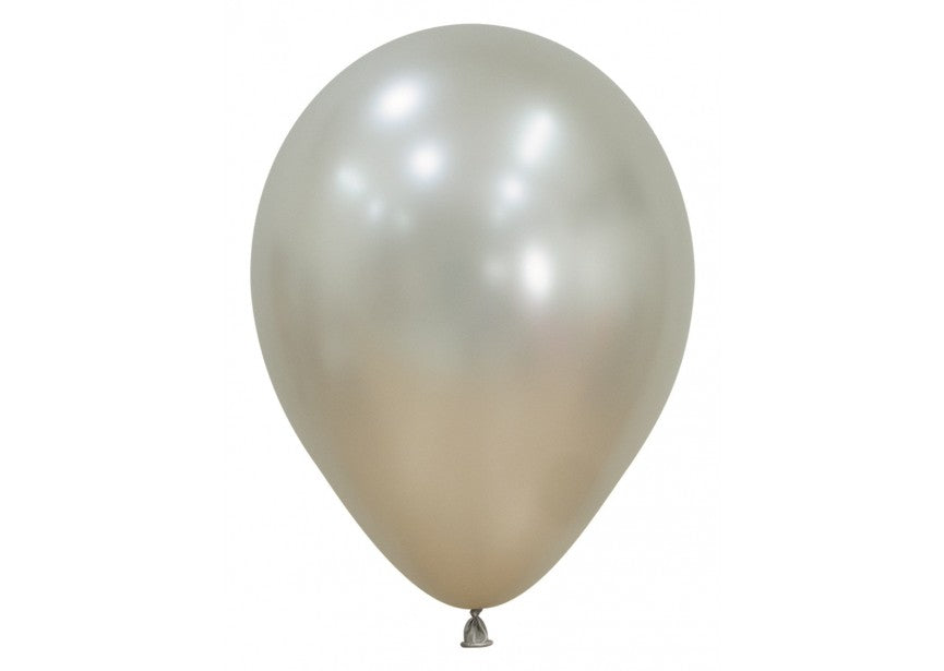 Ballon silk cream pearl (6st)